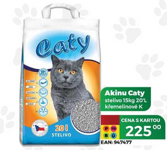 Akinu Caty stelivo 15kg 20'L křemelinové K 