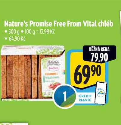Nature's Promise Free From Vital chléb 500 g 