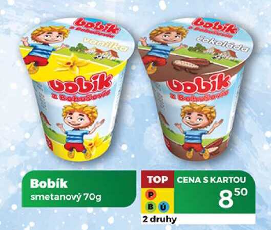 Bobík smetanový 70g