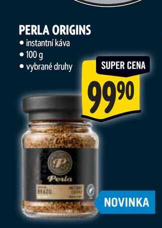 PERLA ORIGINS  instantní káva  100 g  