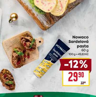 Nowaco Sardelová pasta 60 g 