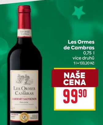 Les Ormes de Cambras 0,75l