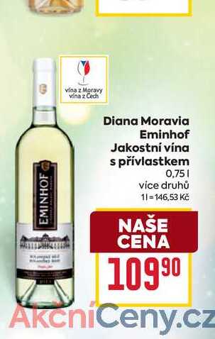 Diana Moravia Eminhof Jakostní vína s přívlastkem 0,75l