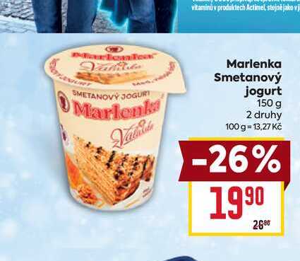Marlenka Smetanový jogurt 150 g