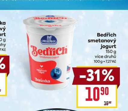 Bedřich smetanový jogurt 150 g