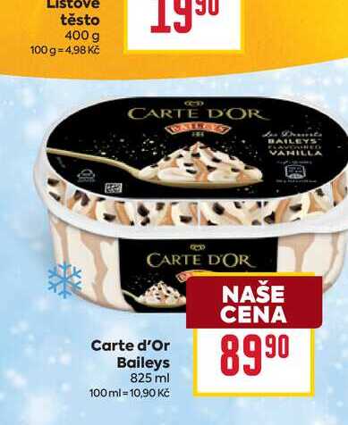 Carte d'Or Baileys 825 ml 