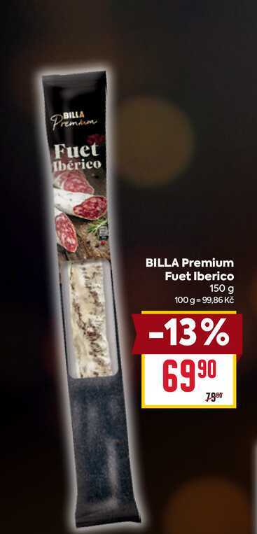 BILLA Premium Fuet Iberico 150 g