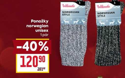 Ponožky norwegian unisex 1 pár 
