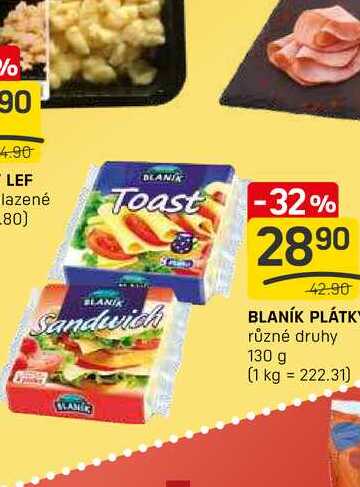 BLANÍK PLÁTKY různé druhy 130 g 