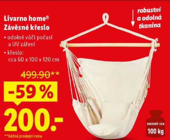 Livarno home Závěsné křeslo 