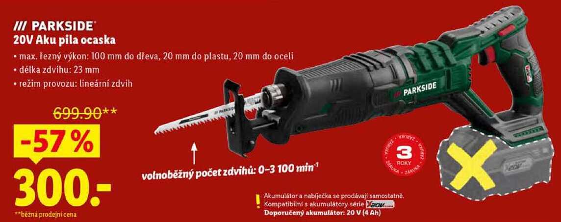 20V Aku pila ocaska 