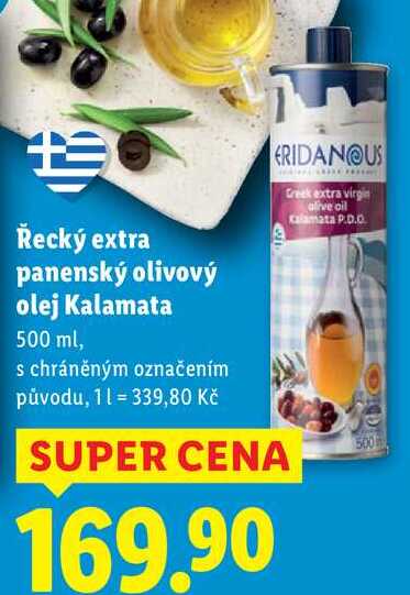 Řecký extra panenský olivový olej Kalamata, 500 ml