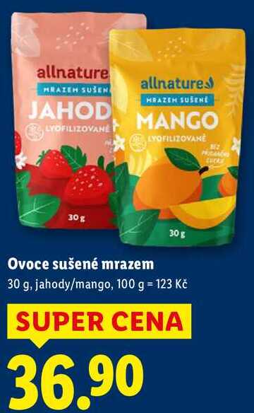 Ovoce sušené mrazem, 30 g 