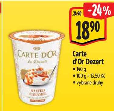 Carte d'Or Dezert, 140 g