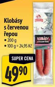 Klobásy s červenou řepou, 200 g