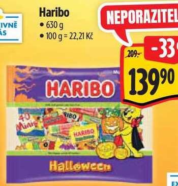 Haribo, 630 g 