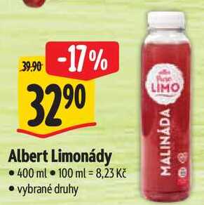 Albert Limonády, 400 ml 