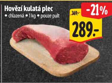 Hovězí kulatá plec, 1 kg