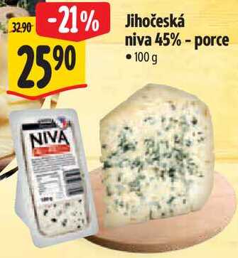 Jihočeská niva 45% - porce, 100 g