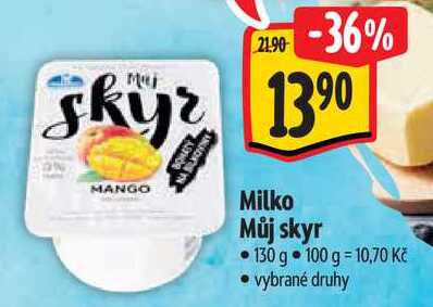 Milko Můj skyr, 130 g 