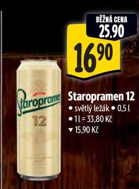 Staropramen 12, 0,5 l 