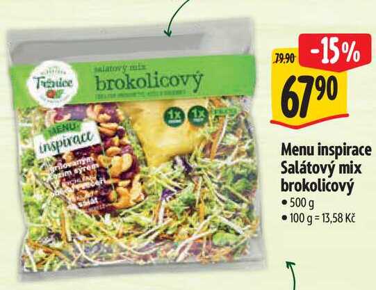 Menu inspirace Salátový mix brokolicový, 500 g