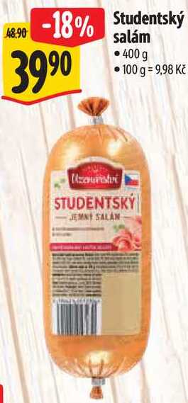 Studentský salám, 400 g