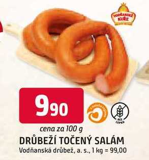 DRŮBEŽÍ TOČENÝ SALÁM 100g