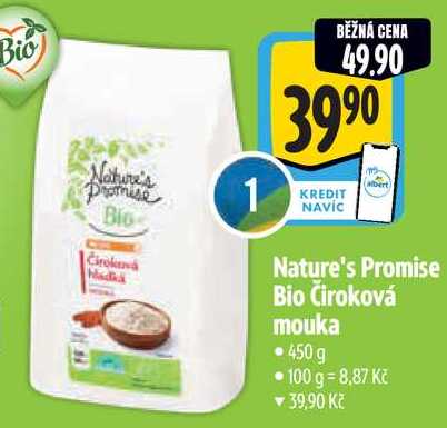 Nature's Promise Bio Čiroková mouka, 450 g 