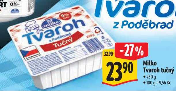 Milko Tvaroh tučný, 250 g