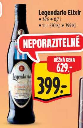 Legendario Elixir, 0,7 l