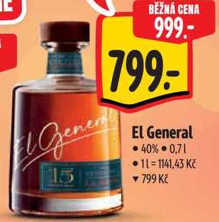El General, 0,7 l