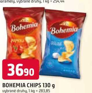 Bohemia Chips 130g, různé druhy