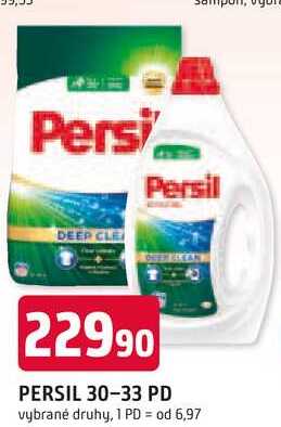 PERSIL 30-33 PD vybrané druhy