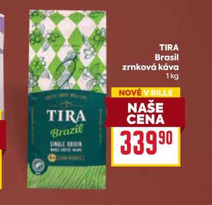 TIRA Brasil zrnková káva 1 kg