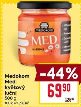 Medokom Med květový luční 500 g 
