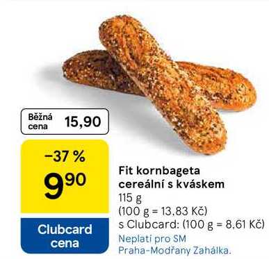 Fit kornbageta cereální s kváskem, 115 g