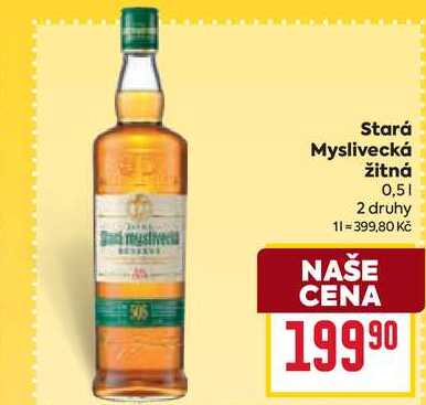 Stará Myslivecká žitná 0,5l