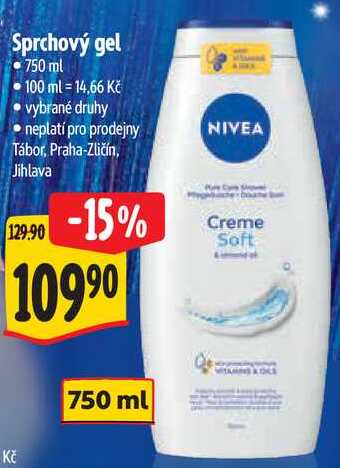 Sprchový gel, 750 ml 