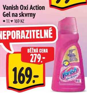 Vanish Oxi Action Gel na skvrny, 1 l