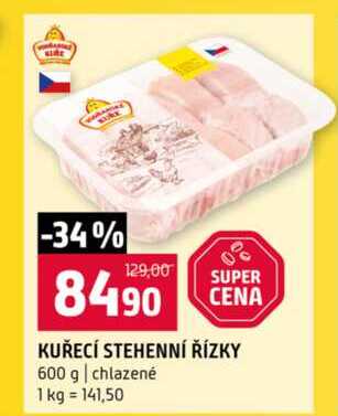 KUŘECÍ STEHENNÍ ŘÍZKY 600 g  