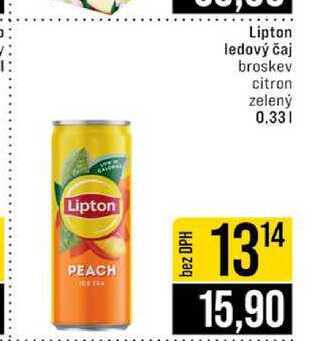 Lipton ledový čaj plech 0,33 l