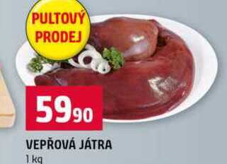 VEPŘOVÁ JÁTRA 1 kg