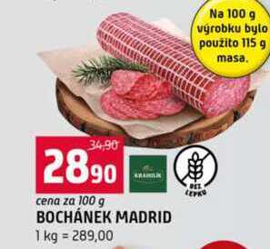 Bochánek Madrid 100g