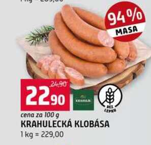 Krahulecká klobása 100g