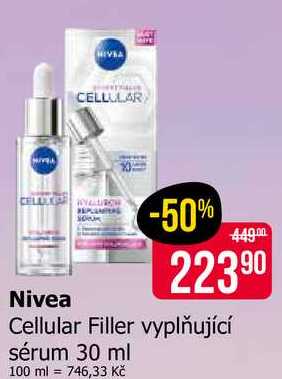 Nivea Cellular Filler vyplňující sérum 30 ml