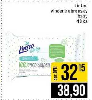 Linteo vlhčené ubrousky baby 48 ks 
