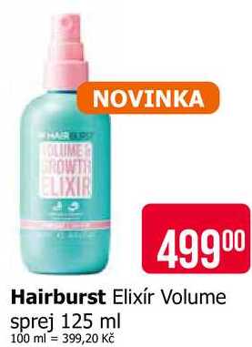 Hairburst Elixír Volume sprej 125 ml 