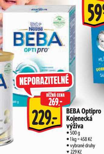 BEBA Optipro Kojenecká výživa, 500 g