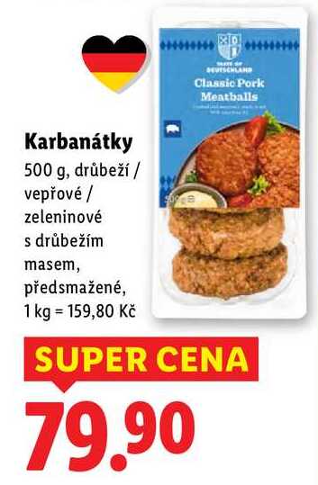 Karbanátky, 500 g